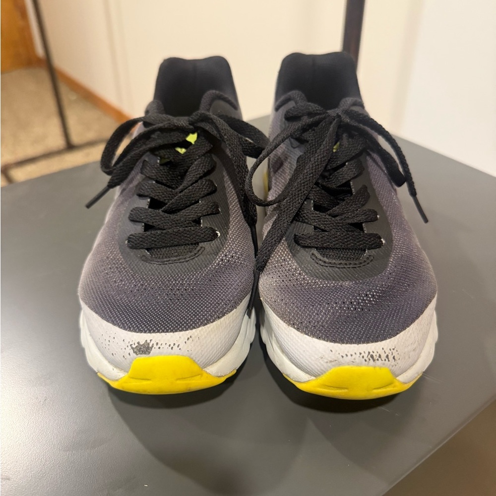 Nike Black and Neon Yellow Athletic Shoes